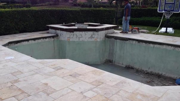 leaking pool repairs fountain blue pools