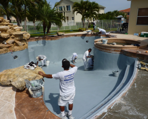 labor costs residential pool construction