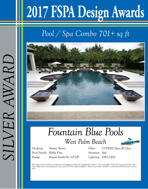 Fountain Blue Pools ~ Awards and Award Winning Pools (2)