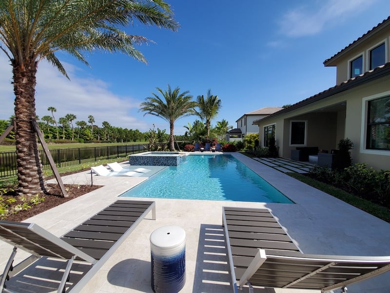 Fountain Blue Pools ~ Lennar Homes ~ Palm Meadows  (10)