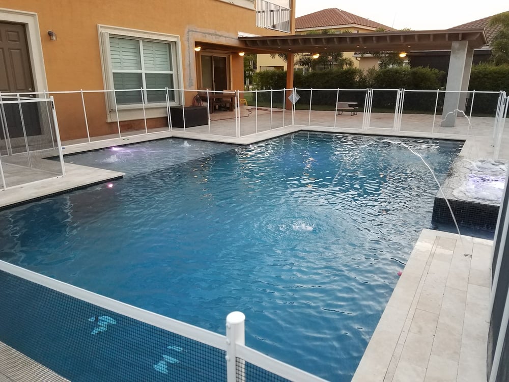Pool construction - geometric shape
