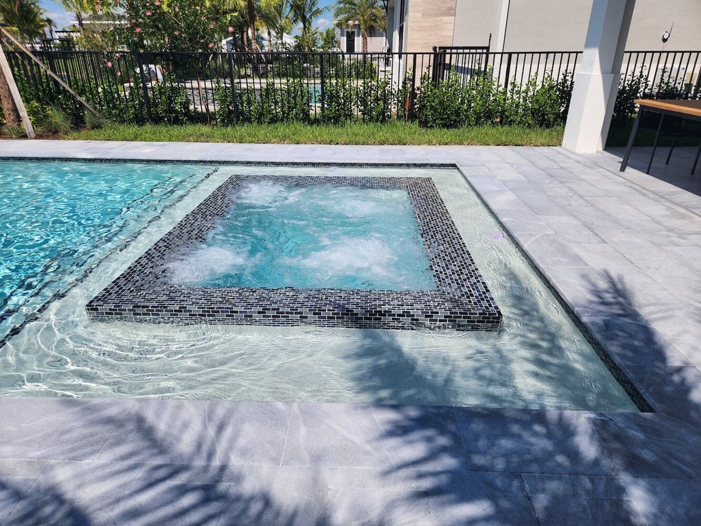 Builder model home pools