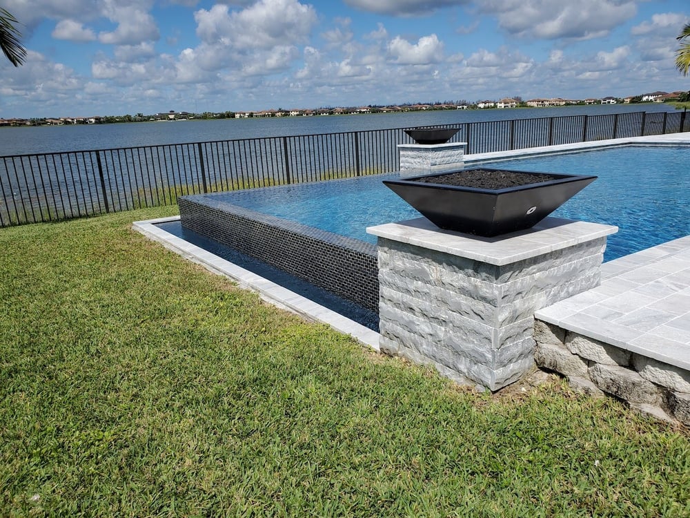 Builder model home pools