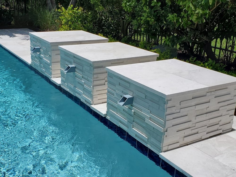 Builder model home pools