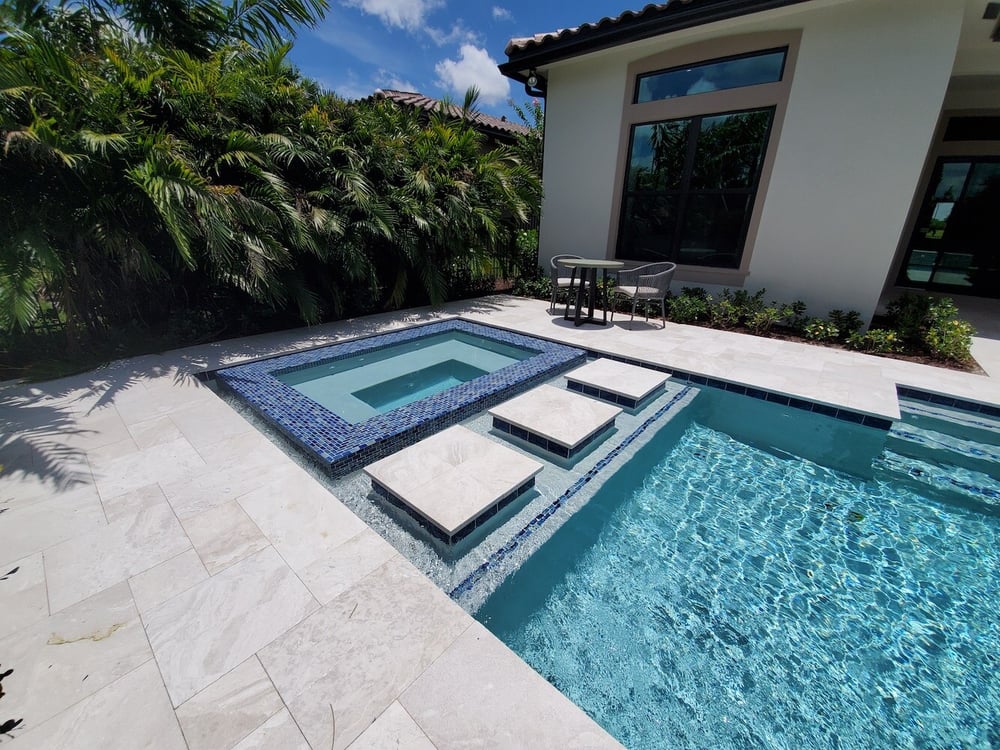 Builder model home pools