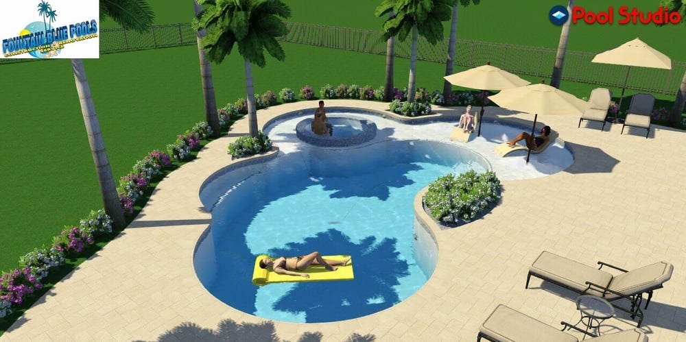 Fountain Blue Pools ~ 3D Renderings  (33)