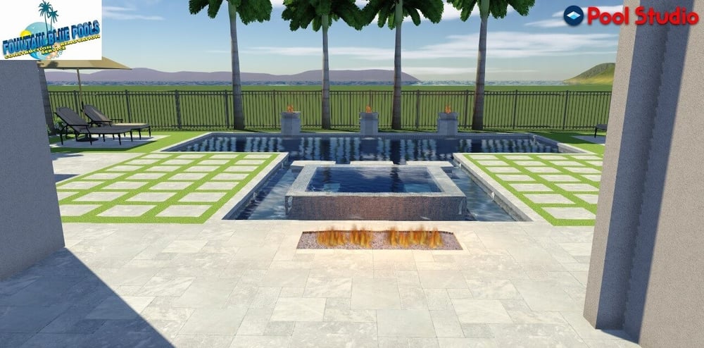 Fountain Blue Pools ~ 3D Renderings  (34)