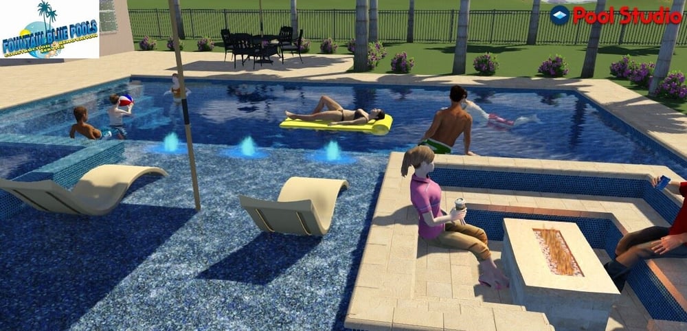 Fountain Blue Pools ~ 3D Renderings  (45)
