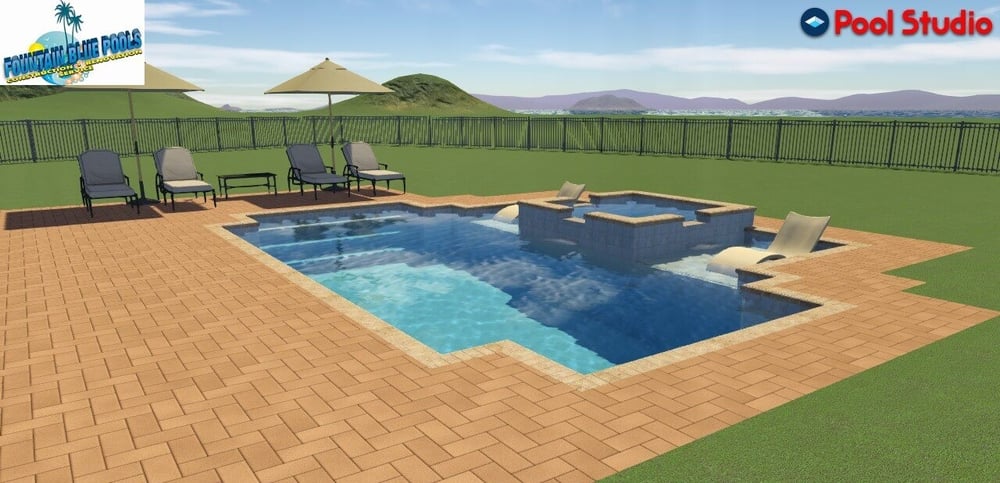 Fountain Blue Pools ~ 3D Renderings  (46)