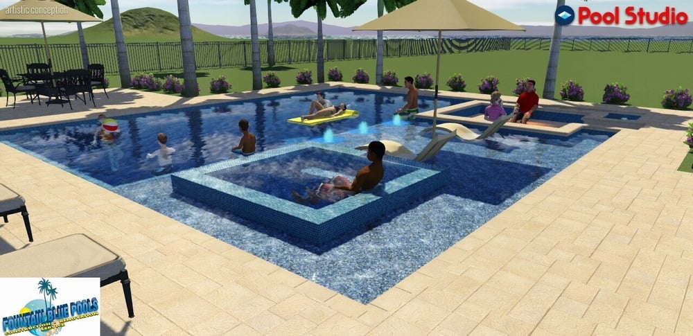 Fountain Blue Pools ~ 3D Renderings  (49)