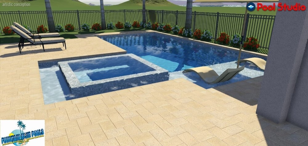 Fountain Blue Pools ~ 3D Renderings  (53)