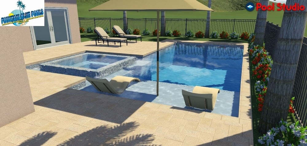 Fountain Blue Pools ~ 3D Renderings  (55)