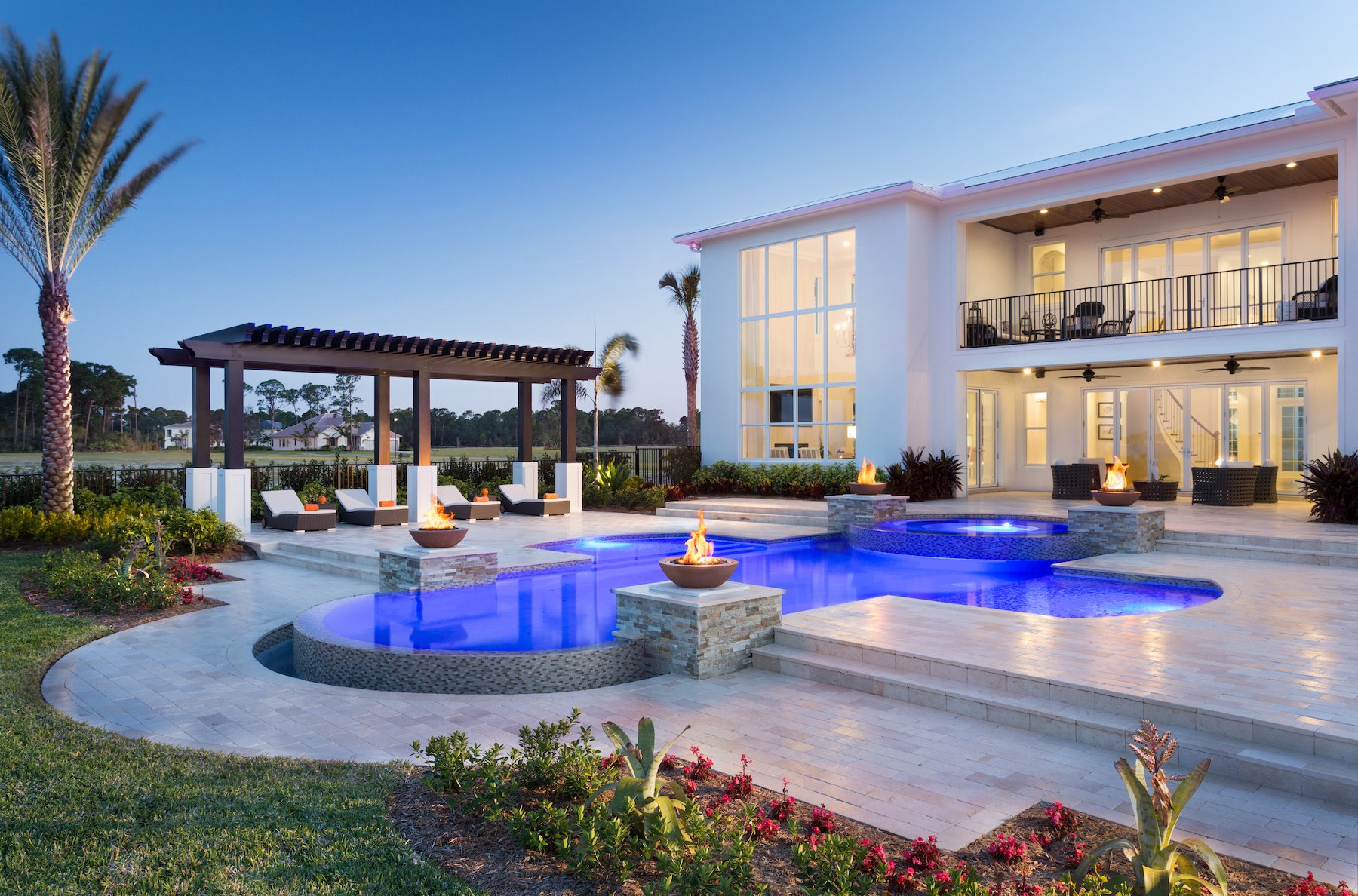 Model home pool