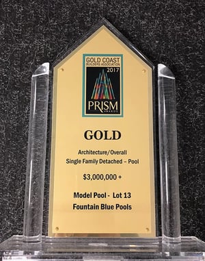 Gold Award plaque