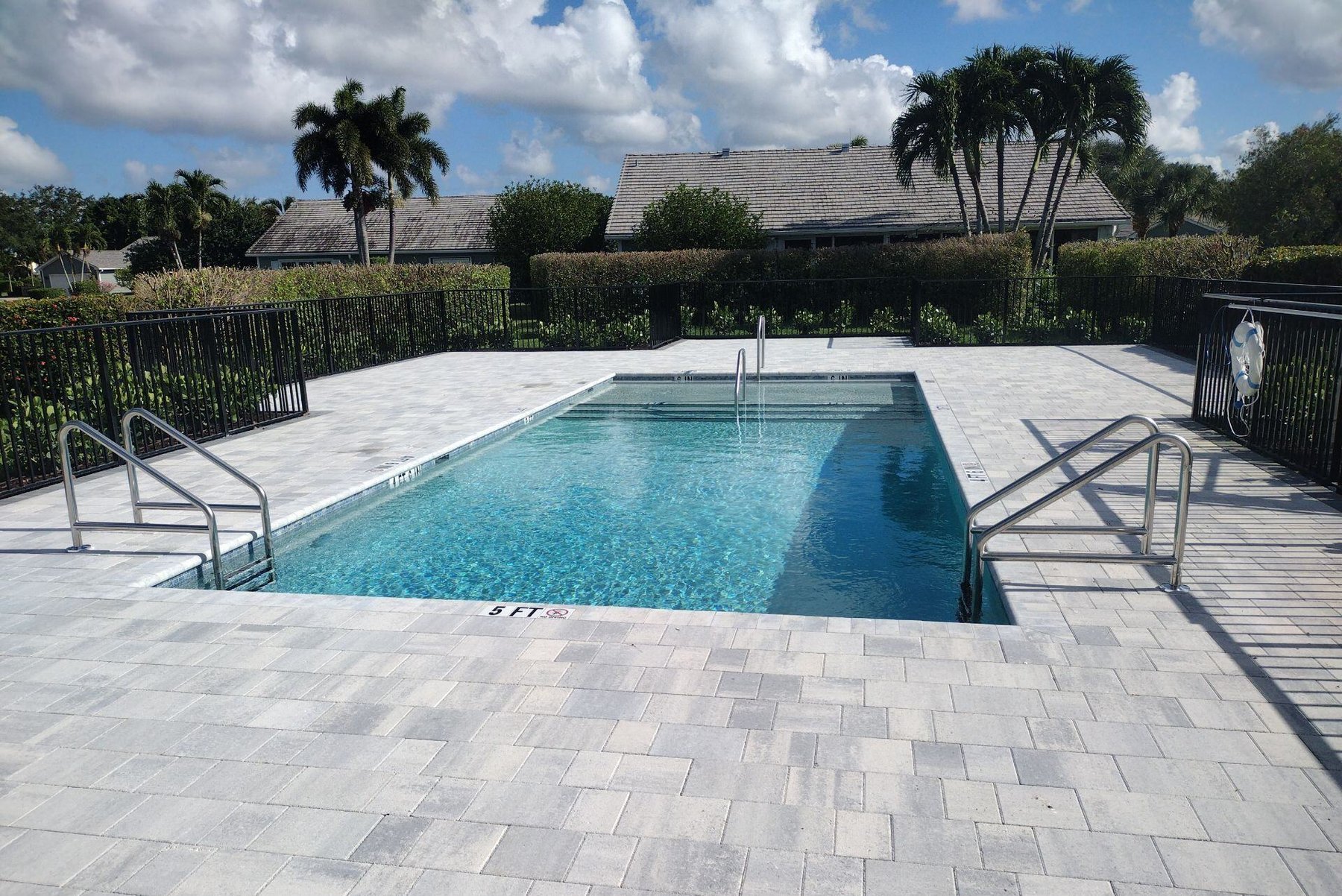 Commercial pool restoration by Fountain Blue Pools