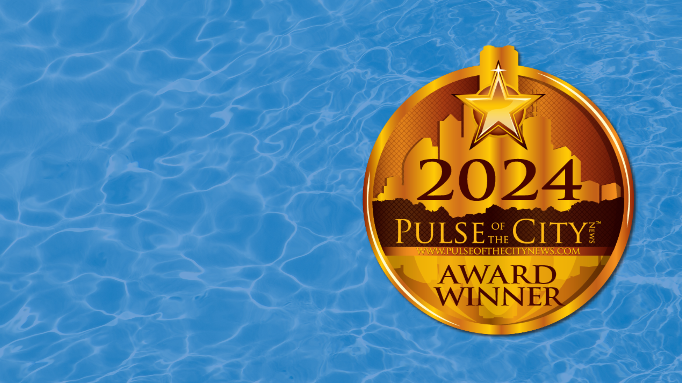 2024 Pulse of the City Award Winner Fountain Blue Pools