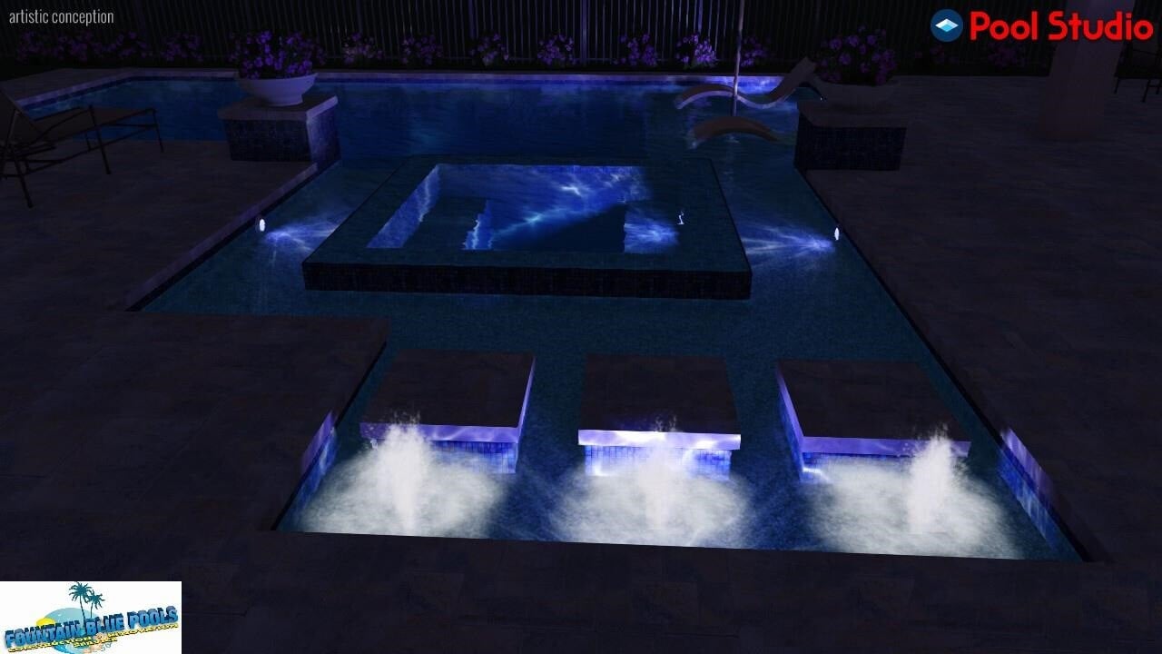 Fountain Blue Pools ~ 3D Renderings  (19)