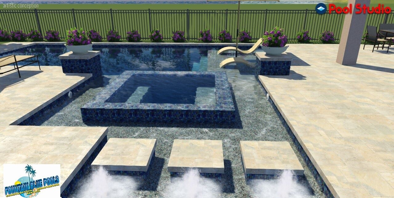 Fountain Blue Pools ~ 3D Renderings  (40)