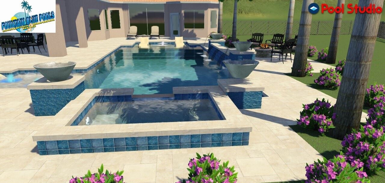 Fountain Blue Pools ~ 3D Renderings  (42)