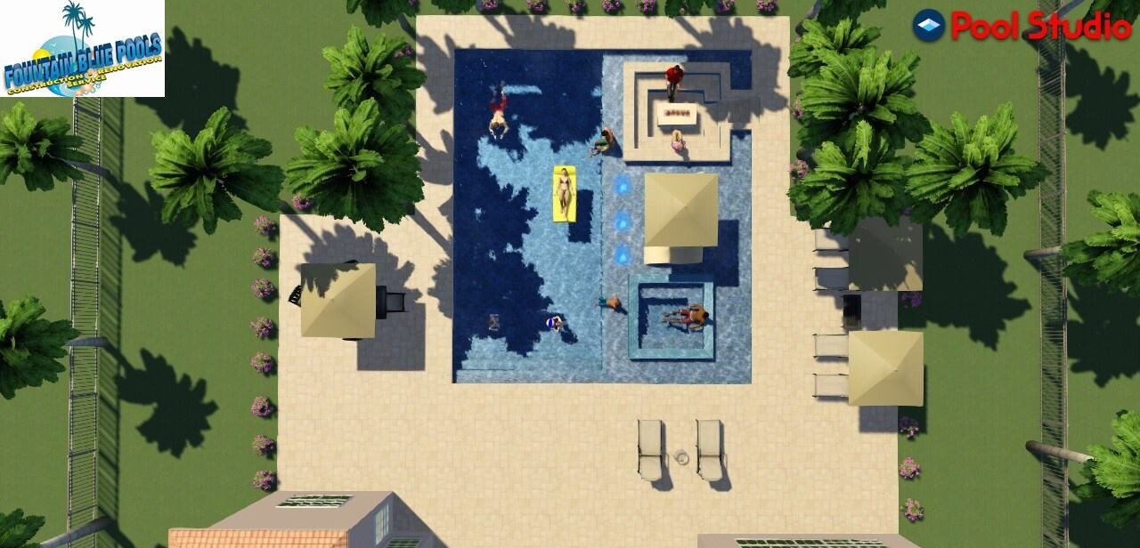 Fountain Blue Pools ~ 3D Renderings  (44)
