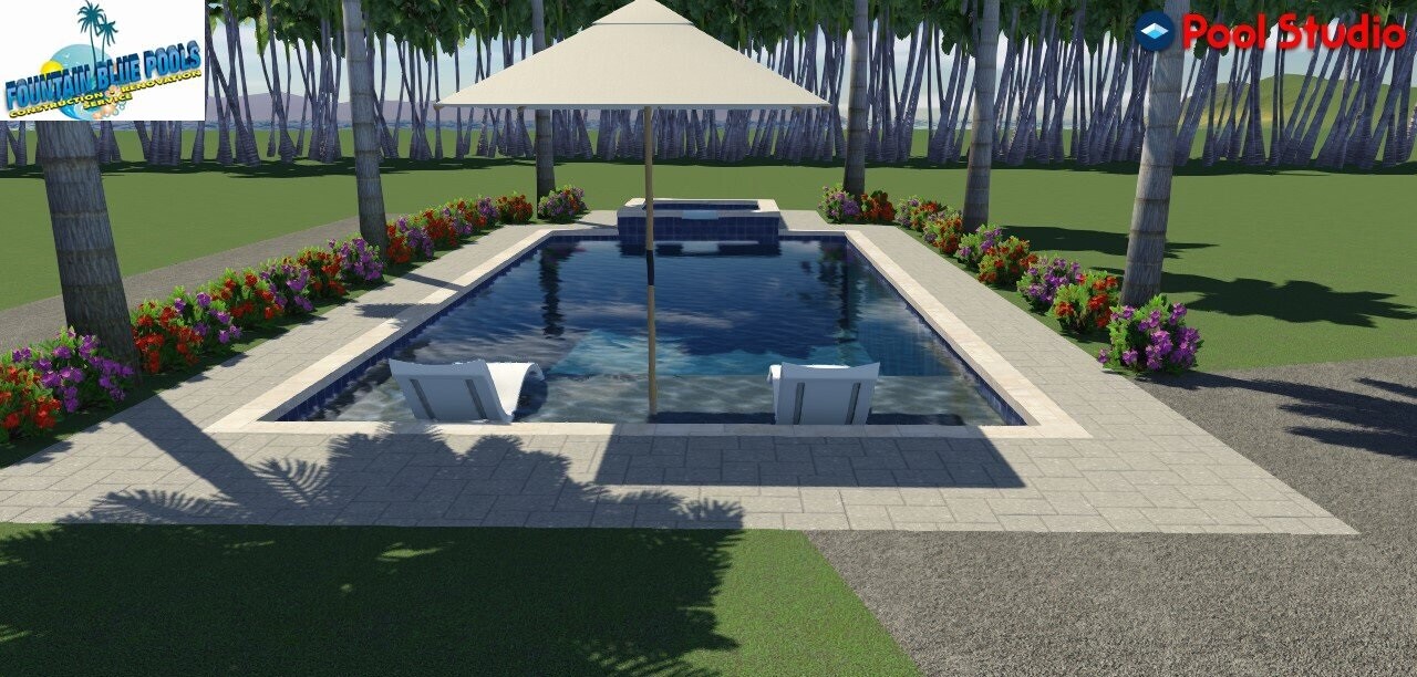 Fountain Blue Pools ~ 3D Renderings  (50)