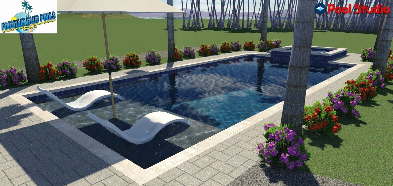 Fountain Blue Pools ~ 3D Renderings  (52)